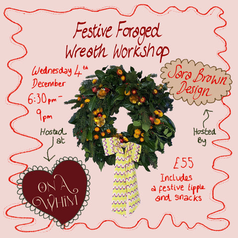 Festive Foraged Wreath Workshop