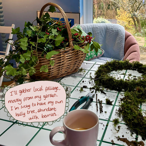 Festive Foraged Wreath Workshop